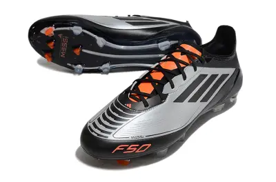 Messi x Adidas F50 Elite FG - Black/Silver/Orange