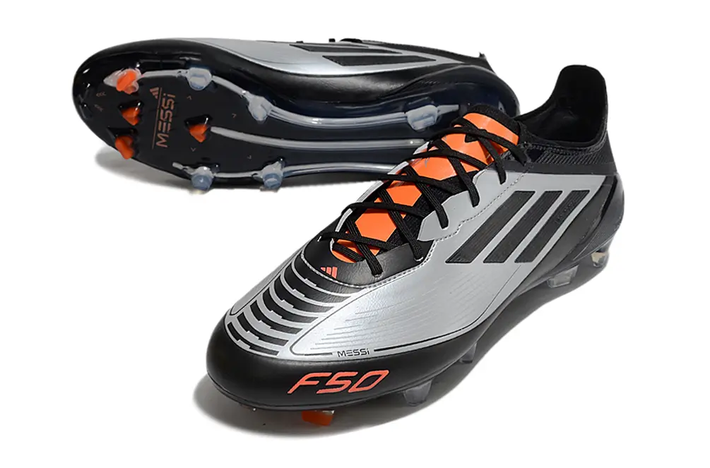 Messi x Adidas F50 Elite FG - Black/Silver/Orange