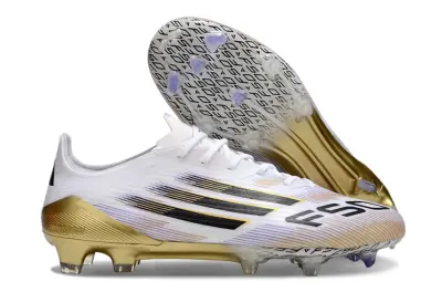 Adidas F50 Elite FG - White/Gold/Black