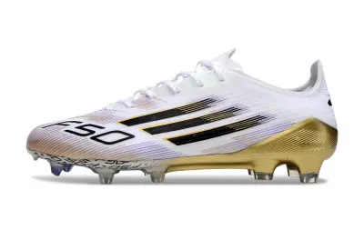 Adidas F50 Elite FG - White/Gold/Black