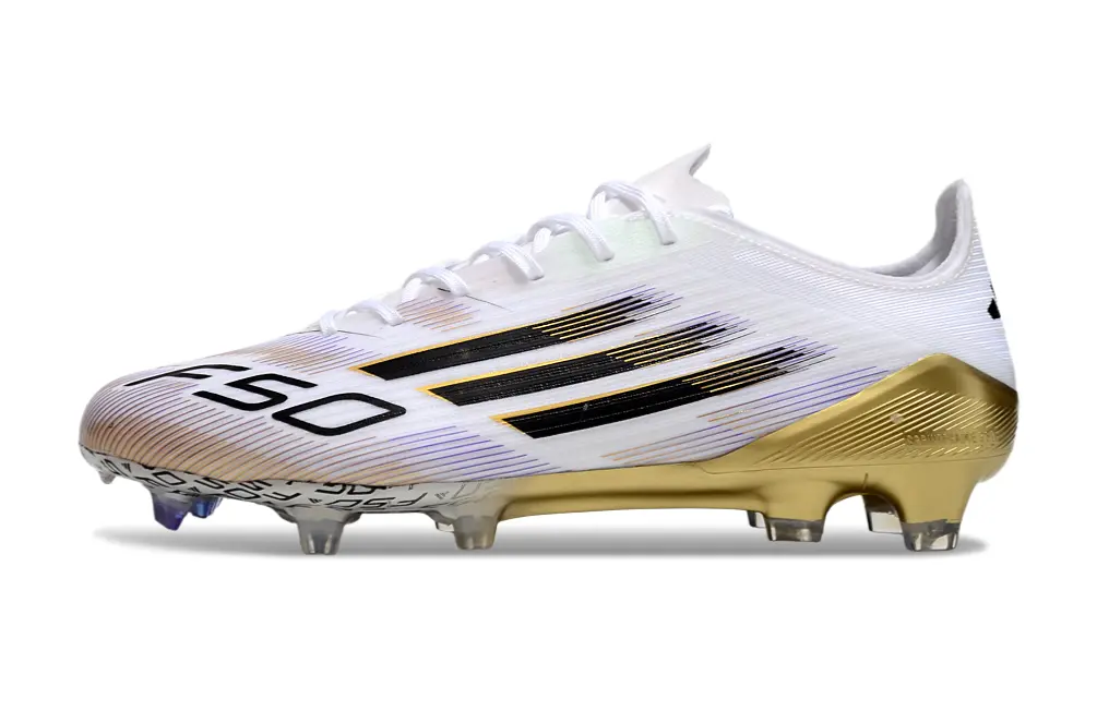 Adidas F50 Elite FG - White/Gold/Black