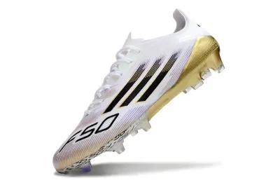 Adidas F50 Elite FG - White/Gold/Black