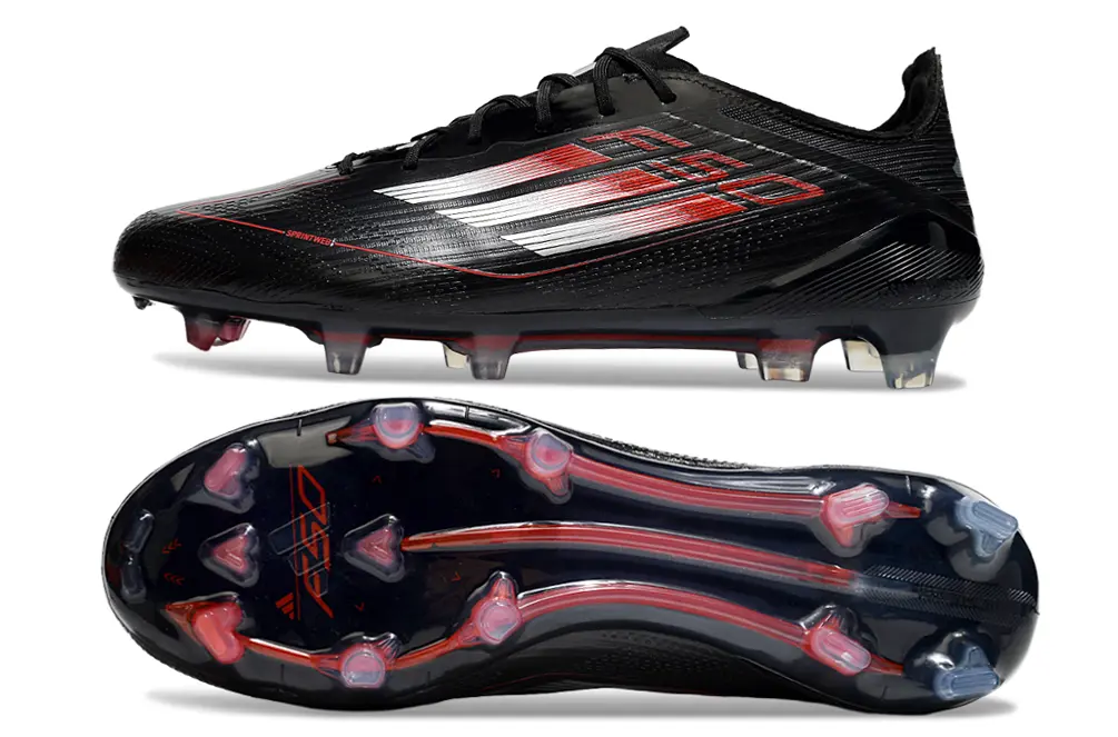 Adidas F50 Elite FG - Black/Crimson Red/White