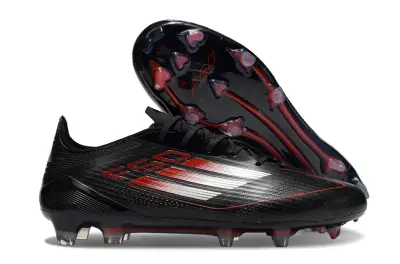 Adidas F50 Elite FG - Black/Crimson Red/White