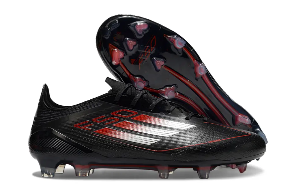 Adidas F50 Elite FG - Black/Crimson Red/White