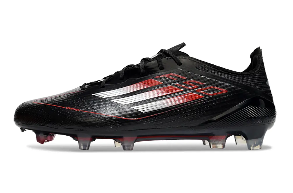 Adidas F50 Elite FG - Black/Crimson Red/White