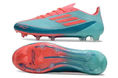 Messi x Adidas F50 Elite FG - Teal/Coral Crush/Sky Blue