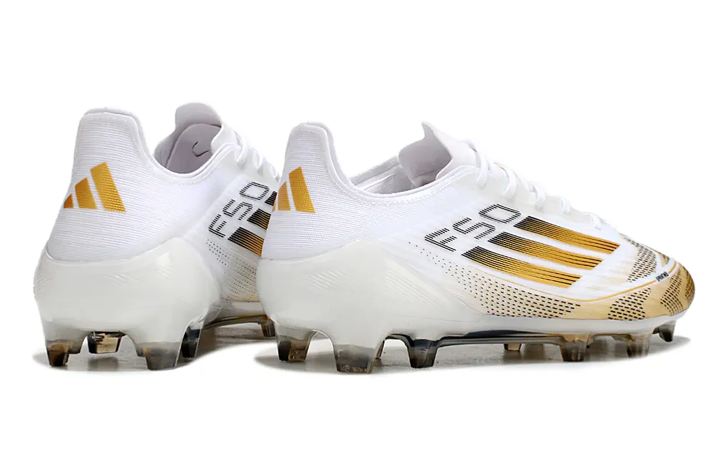 Adidas F50 Elite FG - White/Gleaming Gold/Clean White