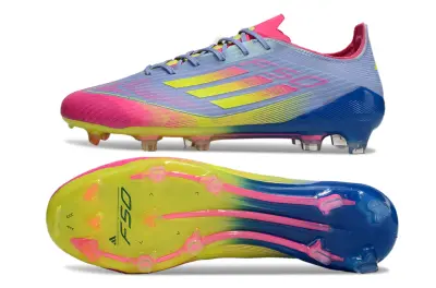 Adidas F50 Elite FG - Blue/Vibrant Pink/Neon Yellow