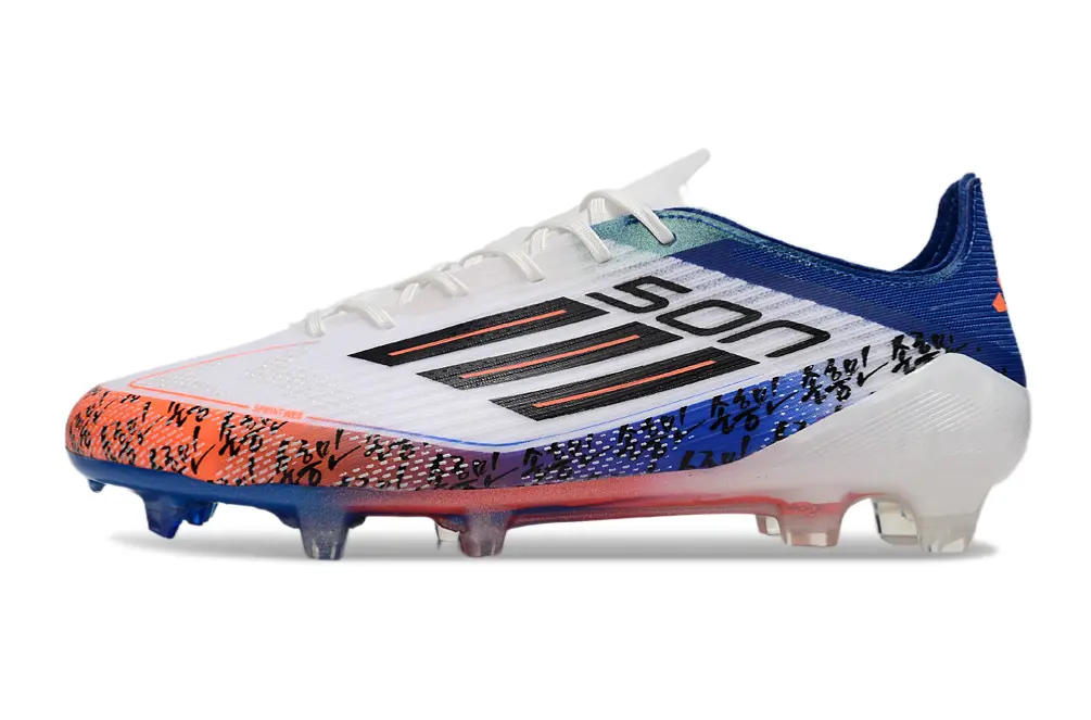 Son x Adidas F50 Elite FG - White/Vibrant Red/Deep Blue