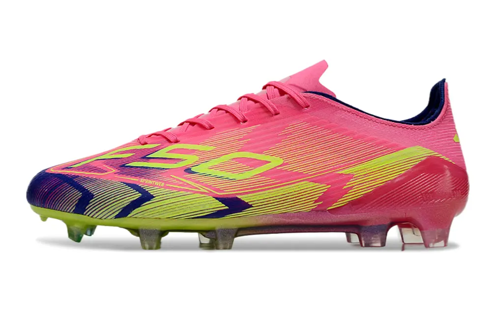 Adidas F50 Elite SG - Pink/Neon Yellow/Navy Blue