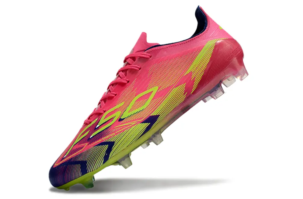 Adidas F50 Elite SG - Pink/Neon Yellow/Navy Blue