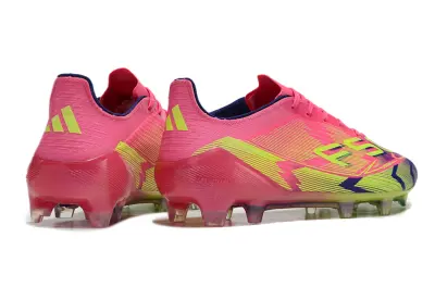 Adidas F50 Elite SG - Pink/Neon Yellow/Navy Blue