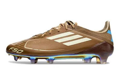 Bad Bunny x Messi x Adidas F50 Elite FG - Brown/Rich Earth/Golden Accents