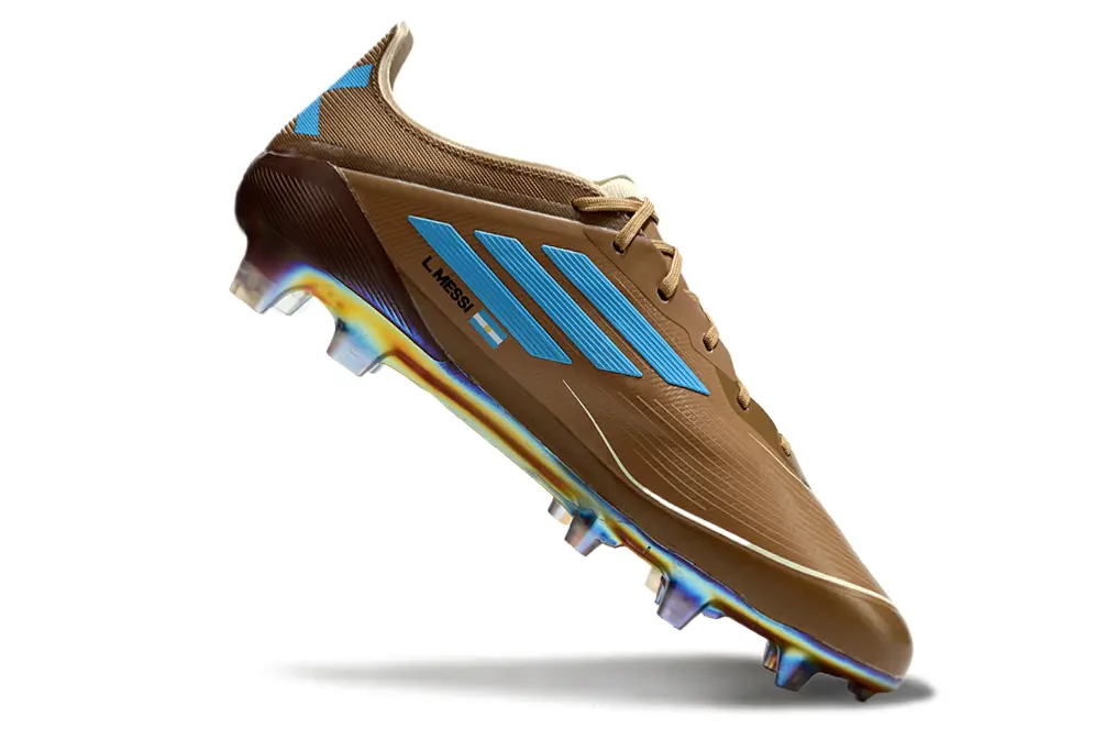 Bad Bunny x Messi x Adidas F50 Elite FG - Brown/Rich Earth/Golden Accents
