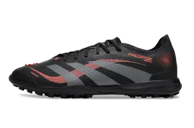 Adidas Predator 25 Elite TF - Black/Crimson Red/Grey Shade