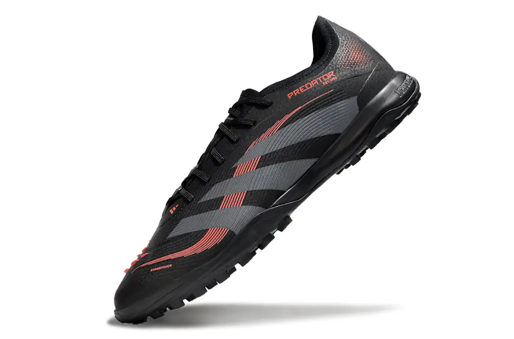 Adidas Predator 25 Elite TF - Black/Crimson Red/Grey Shade