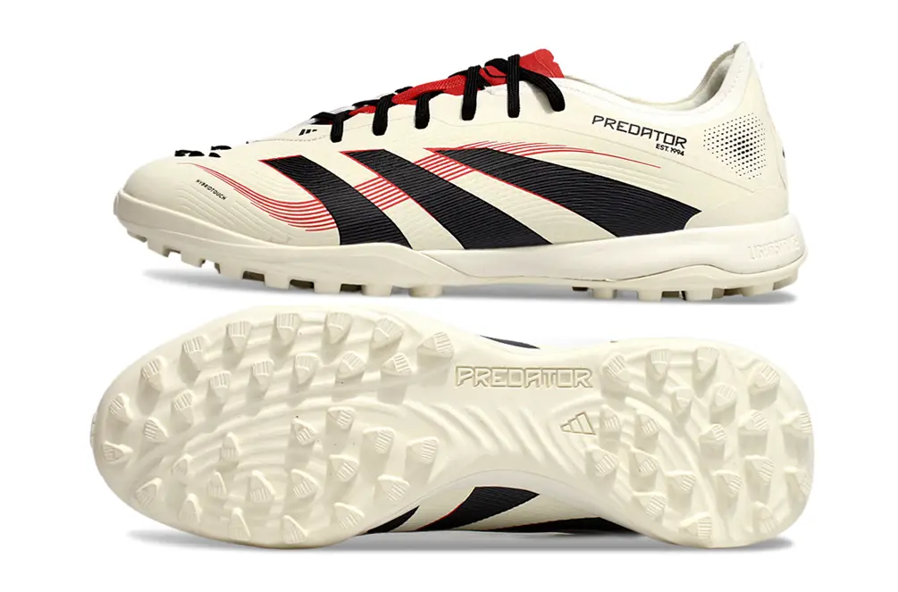 Adidas Predator 25 Elite TF - White/Crimson Red/Black