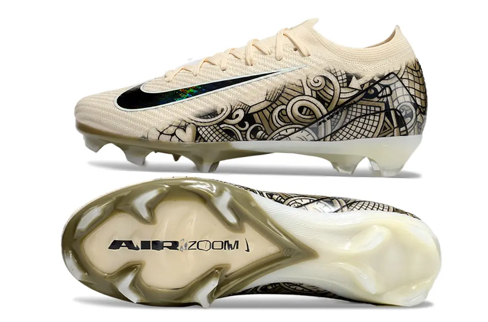 Nike Air Zoom Mercurial Vapor 16 Elite FG - Beige/Elegant Beige/Black Graphics