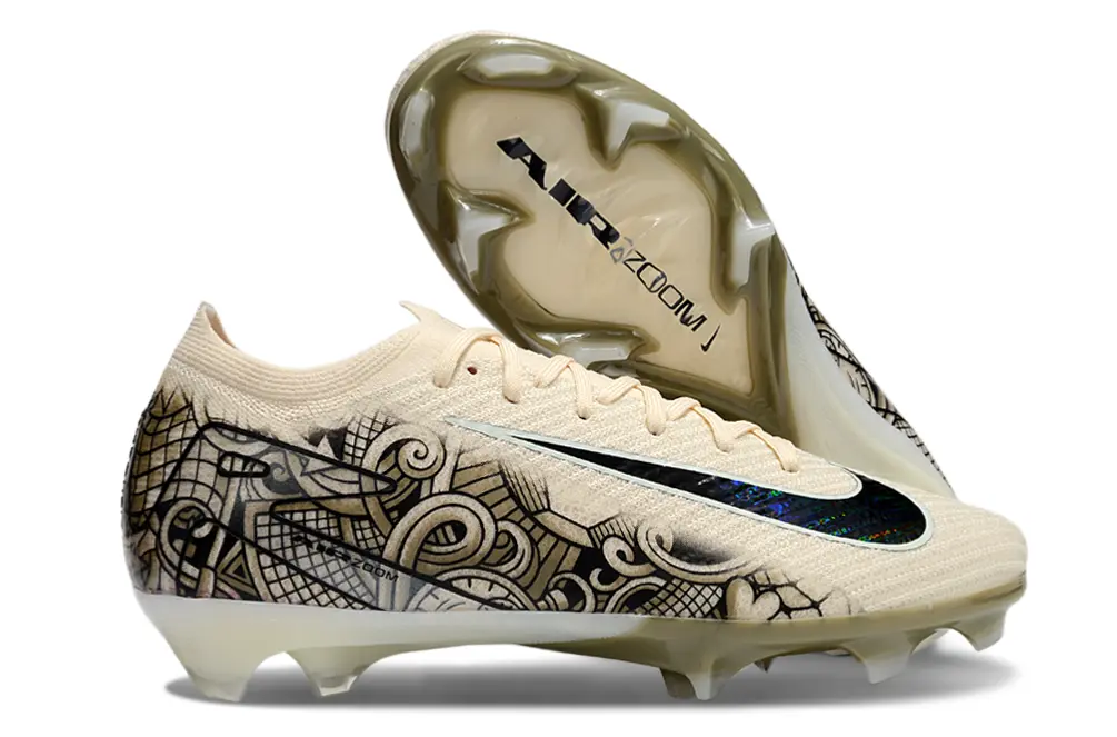 Nike Air Zoom Mercurial Vapor 16 Elite FG - Beige/Elegant Beige/Black Graphics