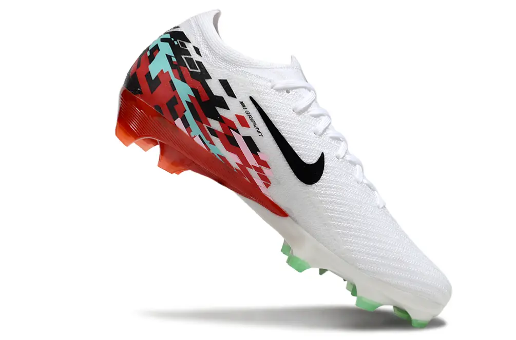 Nike Air Zoom Mercurial Vapor 16 Elite FG - White/Bright Red/Teal Green