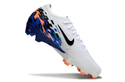 Nike Air Zoom Mercurial Vapor 16 Elite FG - White/Vibrant Blue/Fiery Orange
