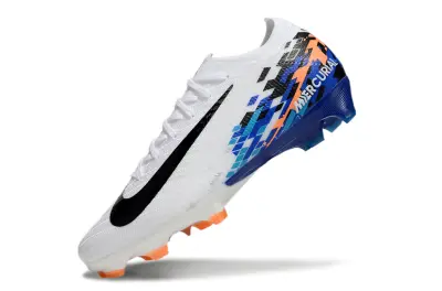 Nike Air Zoom Mercurial Vapor 16 Elite FG - White/Vibrant Blue/Fiery Orange