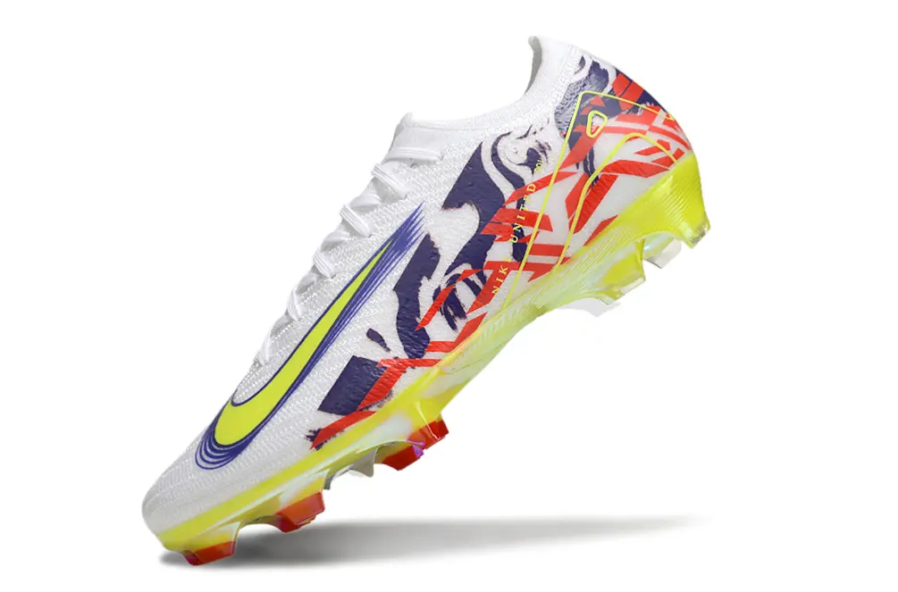 Nike Air Zoom Mercurial Vapor 16 Elite FG - White/Vibrant Yellow/Fiery Red
