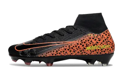 Nike Air Zoom Mercurial Superfly 10 Elite FG - Black/Flame Orange/Electric Yellow