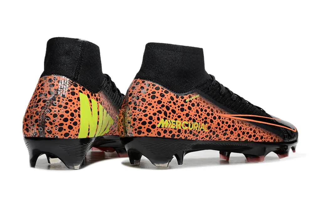 Nike Air Zoom Mercurial Superfly 10 Elite FG - Black/Flame Orange/Electric Yellow