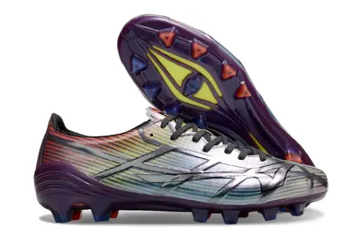 Mizuno Alpha Elite FG - Black/Vivid Red/Neon Yellow