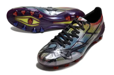 Mizuno Alpha Elite FG - Black/Vivid Red/Neon Yellow