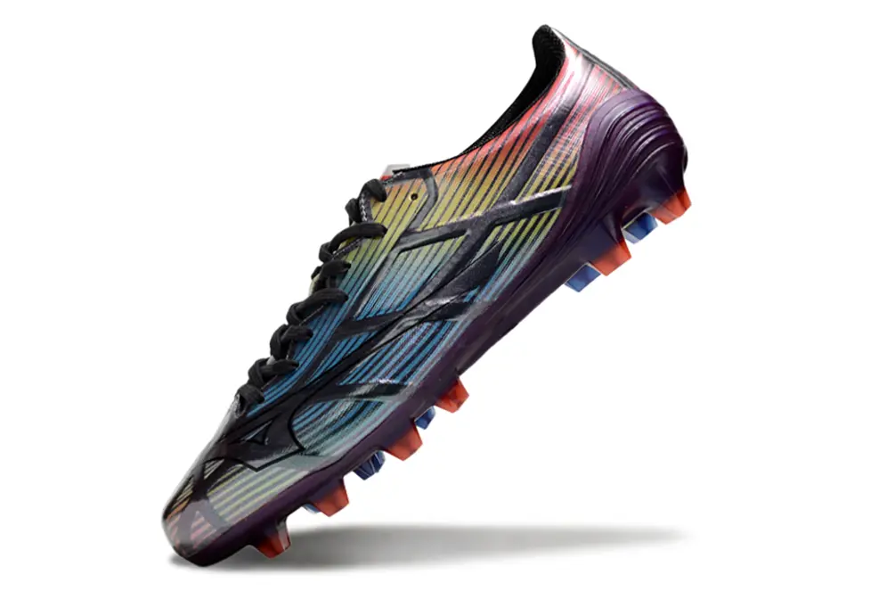 Mizuno Alpha Elite FG - Black/Vivid Red/Neon Yellow