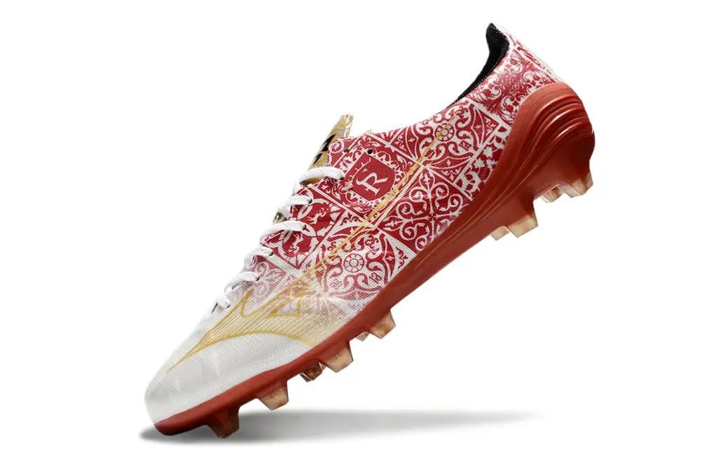 Mizuno Alpha Elite FG - Red/Gold Accent/White Base