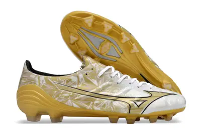 Mizuno Alpha Elite FG - Gold/Light Gold/White