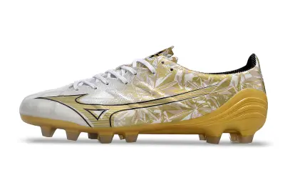 Mizuno Alpha Elite FG - Gold/Light Gold/White