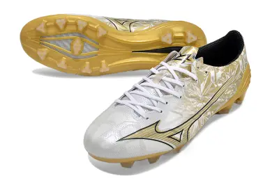 Mizuno Alpha Elite FG - Gold/Light Gold/White