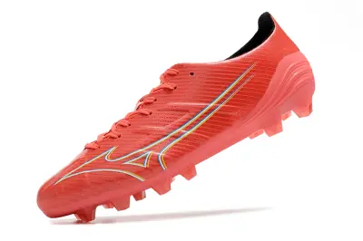 Mizuno Alpha Elite FG - Coral/Flamingo Pink/Sunny Yellow