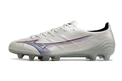 Mizuno Alpha Elite FG - White/Sky Blue/Crimson Red