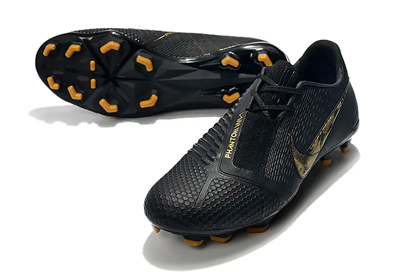 Nike Phantom Venom Elite FG - Black/Golden Accent/Charcoal Gray