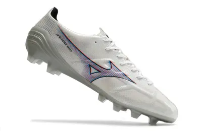 Mizuno Alpha Elite FG - White/Sky Blue/Crimson Red