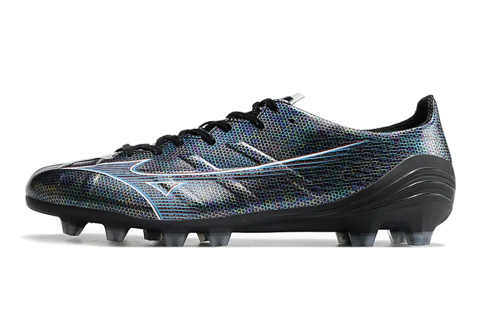 Mizuno Alpha Elite FG - Black/Iridescent Blue/Iridescent Purple