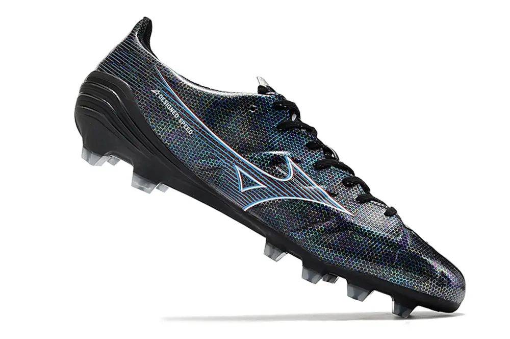 Mizuno Alpha Elite FG - Black/Iridescent Blue/Iridescent Purple