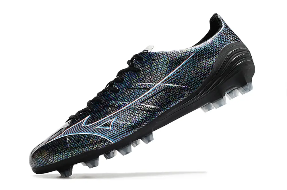 Mizuno Alpha Elite FG - Black/Iridescent Blue/Iridescent Purple