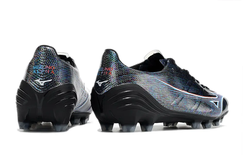 Mizuno Alpha Elite FG - Black/Iridescent Blue/Iridescent Purple