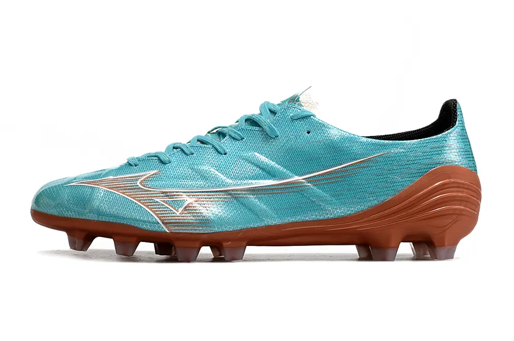 Mizuno Alpha Elite FG - Aqua/Copper/Gold