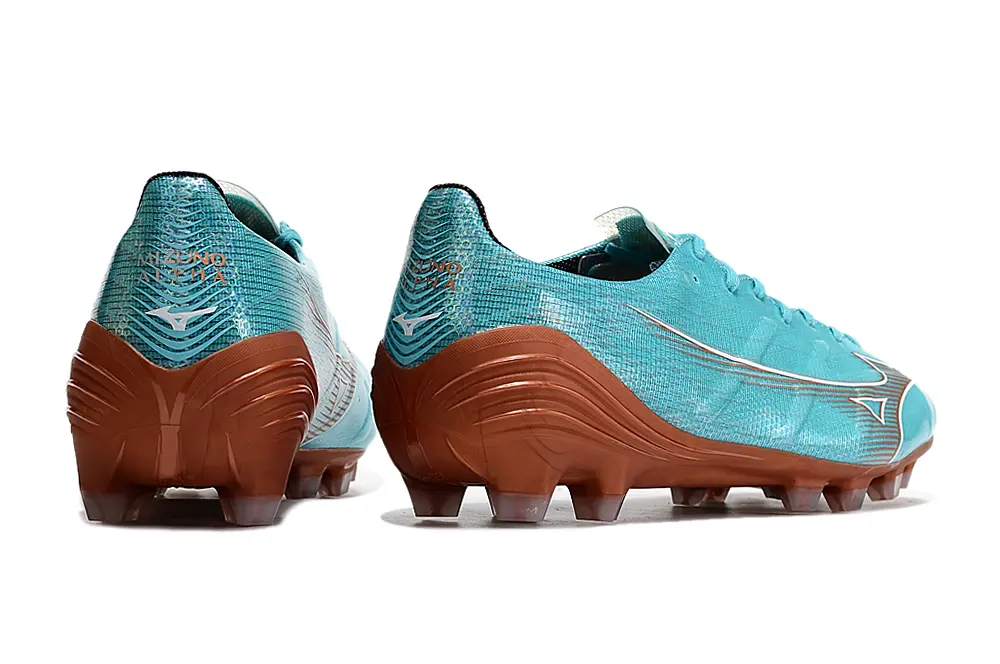 Mizuno Alpha Elite FG - Aqua/Copper/Gold