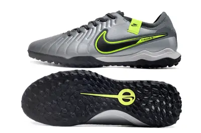 Nike Tiempo Legend 10 Pro TF - Gray/Neon Yellow/Black