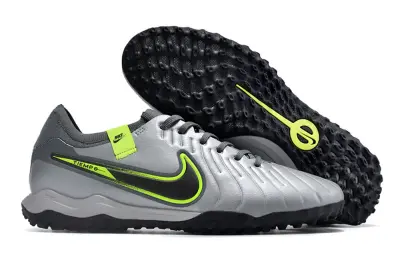 Nike Tiempo Legend 10 Pro TF - Gray/Neon Yellow/Black