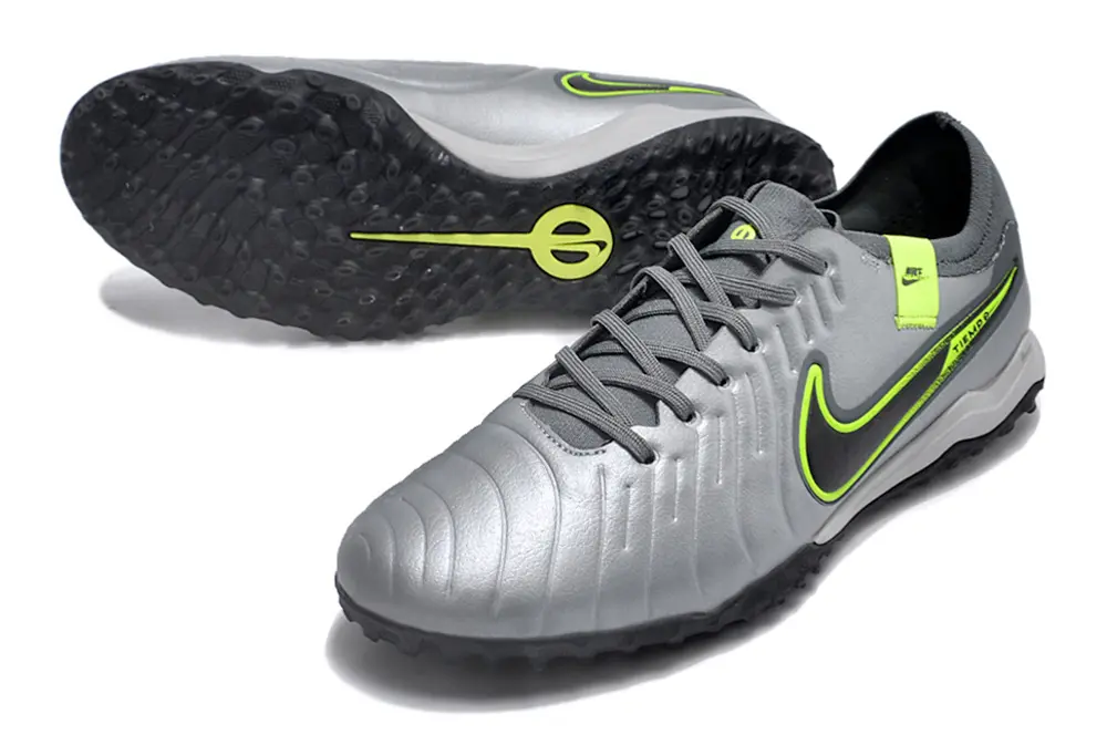 Nike Tiempo Legend 10 Pro TF - Gray/Neon Yellow/Black